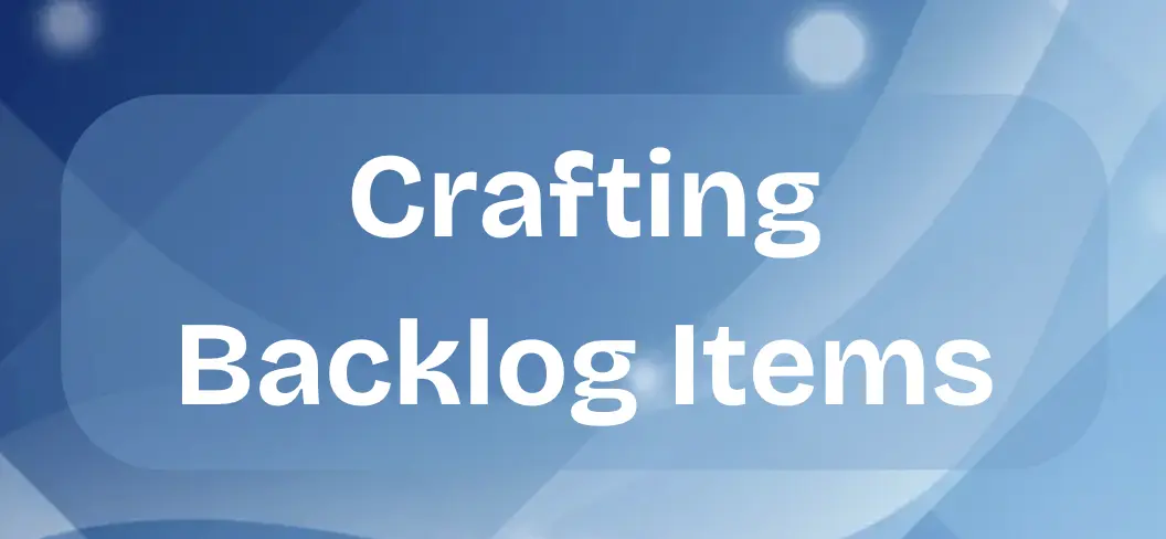 Illustration of meeting notes being transformed into backlog items in an agile workflow